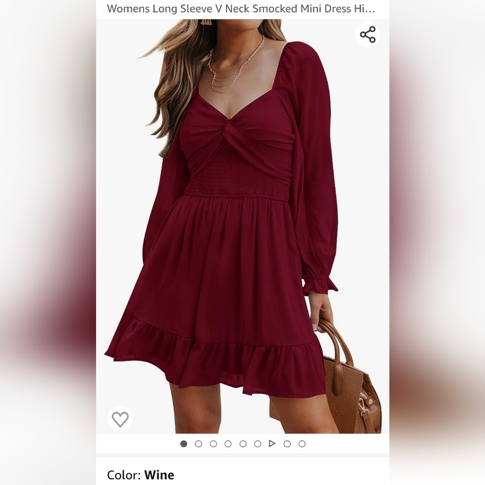Wens V Neck Mini Dress XL